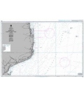 British Admiralty Nautical Chart 648 Maputo to Porto de Bartolomeu Dias