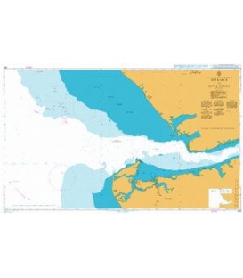 British Admiralty Nautical Chart 658 Entrance to River Congo