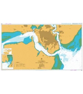 British Admiralty Nautical Chart 666 Port Mombasa including Port Kilindini and Port Reitz