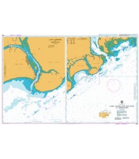 British Admiralty Nautical Chart 668 Lamu, Manda and Pate Bays and Approaches
