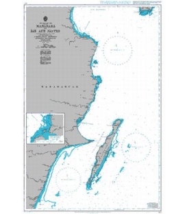 British Admiralty Nautical Chart 677 Mananara to Ile aux Nattes