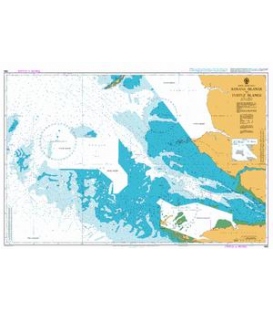 British Admiralty Nautical Chart 685 Banana Islands to Turtle Islands