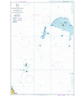 British Admiralty Nautical Chart 716 Seychelles Group to Madagascar and Agalega Islands