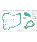 British Admiralty Nautical Chart 725 Plans in the Chagos Archipelago