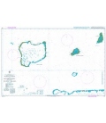 British Admiralty Nautical Chart 727 Peros Banhos to Blenheim Reef including Nelson's Island