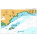 British Admiralty Nautical Chart 733 Firth of Forth Burntisland to Dalgety Bay