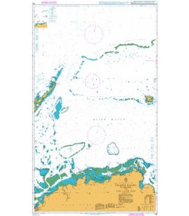 British Admiralty Nautical Chart 748 Yalewa Kalou Passage to Viti Levu Bay