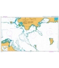 British Admiralty Nautical Chart 750 Charybdis Reef to Koro Island