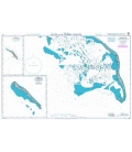 British Admiralty Nautical Chart 768 Plans in the Gilbert Islands