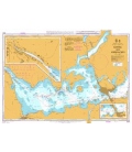 British Admiralty Nautical Chart 800 Köping and Approaches