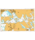 British Admiralty Nautical Chart 802 Mälaren Western Part