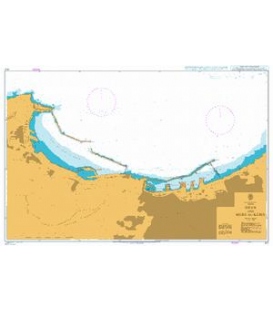 British Admiralty Nautical Chart 812 Oran and Mers-el-Kebir
