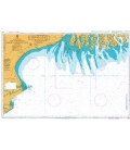 British Admiralty Nautical Chart 814 The Sandheads - Paradip to Raimangal River