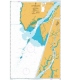 British Admiralty Nautical Chart  834 Burma - Pathein River and Approaches