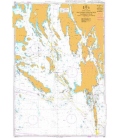 British Admiralty Nautical Chart 839 Southern Approaches to Södertälje from Landsort to Björnö