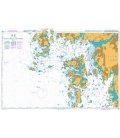 British Admiralty Nautical Chart 858 Approaches to Goteborg