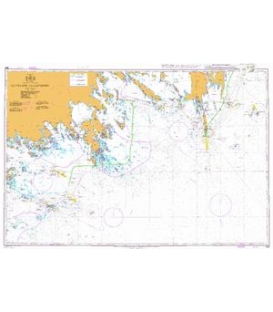 British Admiralty Nautical Chart 864 Havringe to Landsort