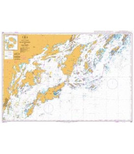 British Admiralty Nautical Chart 872 Nynashamn to Dalaro