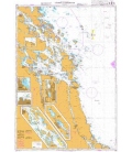 British Admiralty Nautical Chart 889 Vaddo to Oregrund
