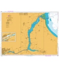 British Admiralty Nautical Chart 905 Randers Fjord