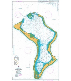 British Admiralty Nautical Chart 920 Diego Garcia