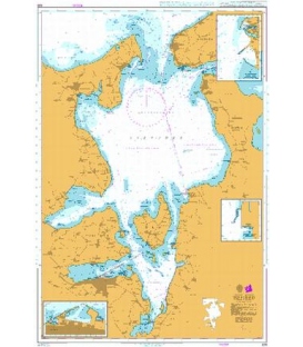 British Admiralty Nautical Chart 926 Isefjord