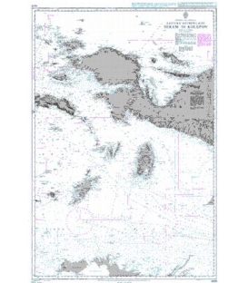British Admiralty Nautical Chart 942B Eastern Archipelago Seram to Kolepon