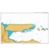 British Admiralty Nautical Chart 945 Selat Madura and Selat Sapudi including Madura