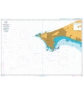 British Admiralty Nautical Chart 1000 Approaches to Dakar, Baie de Goree