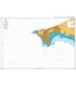 British Admiralty Nautical Chart 1000 Approaches to Dakar, Baie de Goree