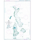 British Admiralty Nautical Chart 1014 South Maalhosmadulu Atoll to Ihavandhippolhu Atoll