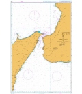 British Admiralty Nautical Chart 1018 Approaches to Stretto di Messina