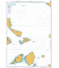 British Admiralty Nautical Chart 1041 Nisos Naxos to Vrachoi Kalogeroi