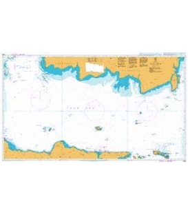 British Admiralty Nautical Chart 1066 Java Sea