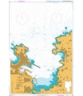British Admiralty Nautical Chart 1110 La Coruna and Approaches
