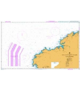 British Admiralty Nautical Chart 1111 Punta de la Estaca de Bares to Cabo Finisterre