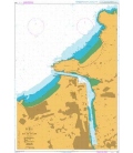 British Admiralty Nautical Chart 1142 Ria de Aviles