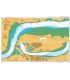 British Admiralty Nautical Chart 1186 River Thames Canvey Island to Tilbury