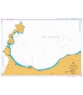 British Admiralty Nautical Chart 1204 Approaches to Porto Torres
