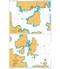 British Admiralty Nautical Chart 1212 Approaches to La Maddalena