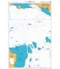 British Admiralty Nautical Chart 1218 Cuba to Miskito Bank