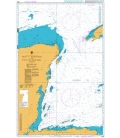British Admiralty Nautical Chart 1220 Gulf of Honduras and Yucatan Channel