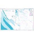 British Admiralty Nautical Chart 1268 Approaches to Khowr-e Musa