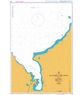 British Admiralty Nautical Chart 1278 Isla Fuerte to Cabo Tiburon including Golfo de Uraba