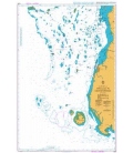 Britsh Admiralty Nautical Chart 1293 Approaches to Ujungpandang