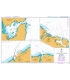 British Admiralty Nautical Chart 1342 Ports in North-West Honshu