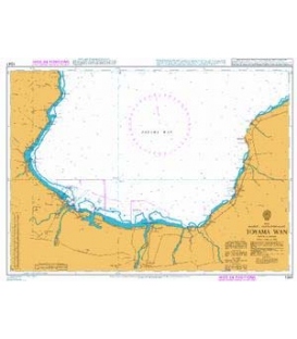 British Admiralty Nautical Chart 1347 Toyama Wan