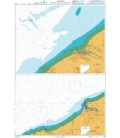 British Admiralty Nautical Chart 1354 Ports of Fecamp and Le Treport
