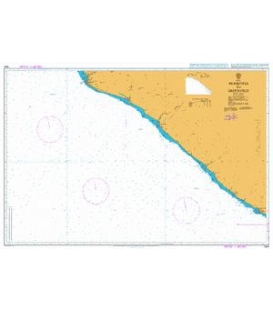 British Admiralty Nautical Chart 1364 Monrovia to Greenville