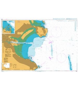 British Admiralty Nautical Chart 1415 Dublin Bay
